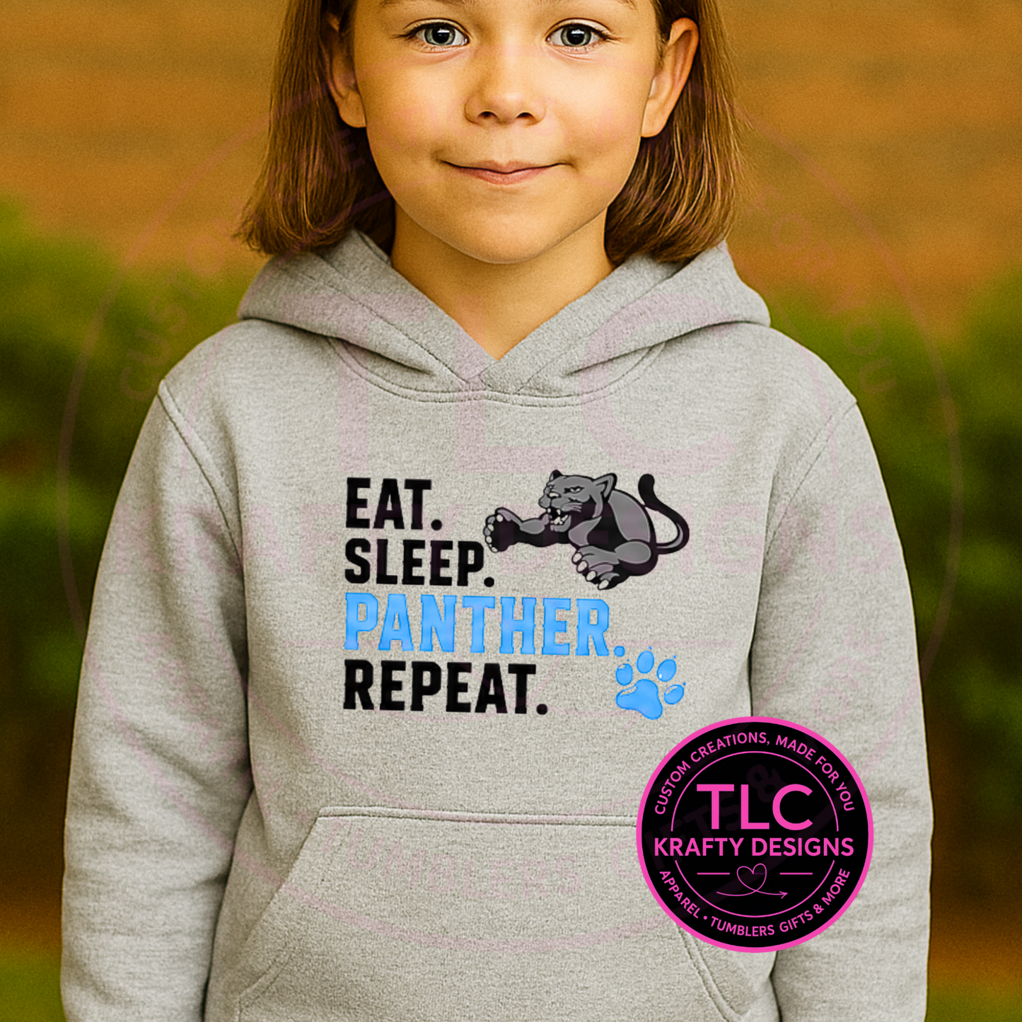 Maplewood Heights Eat Sleep Panther Repeat Apparel - Maplewood Heights Spirit Wear