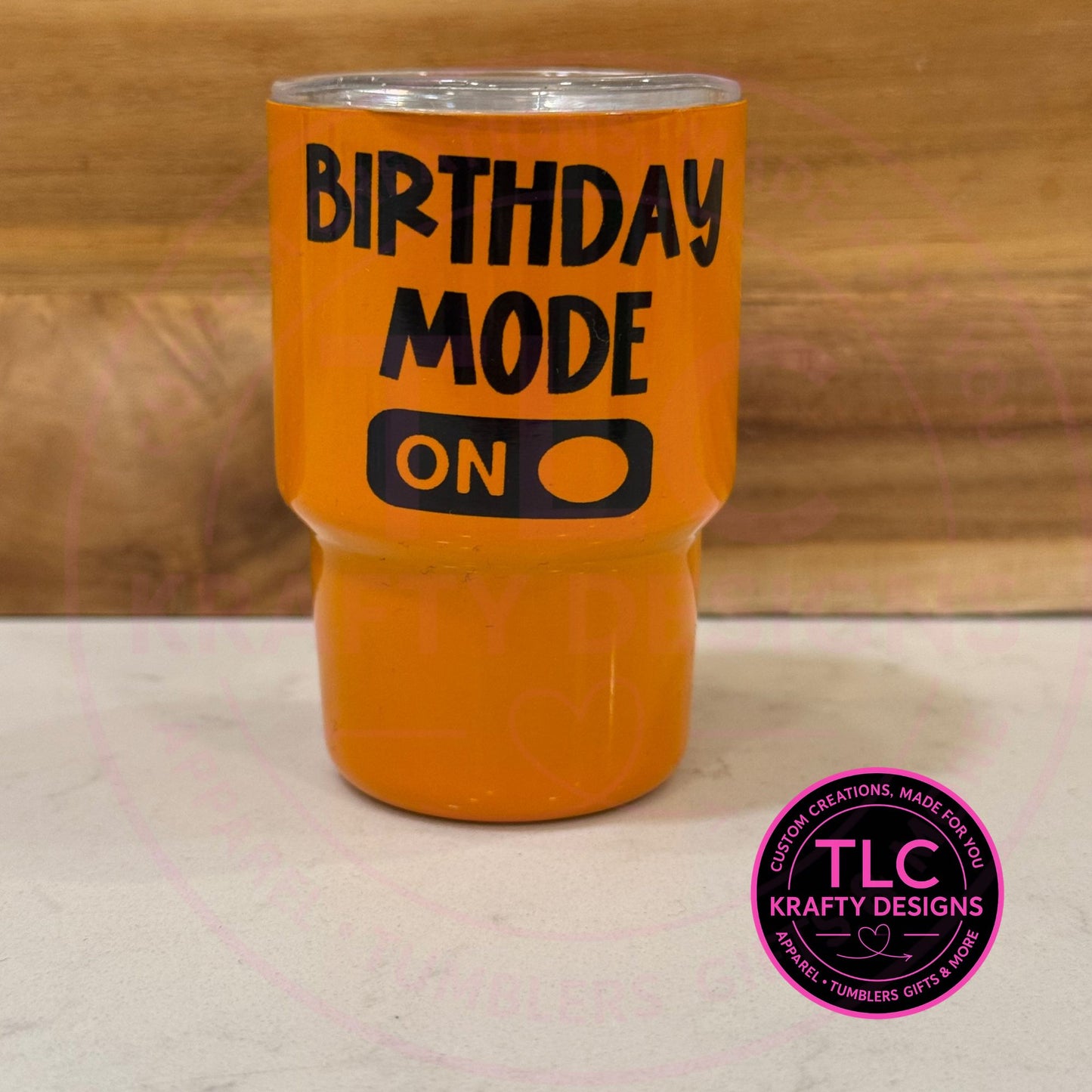 Birthday Mode On 3oz Shot Glass Tumbler - Birthday Vibes Tumbler