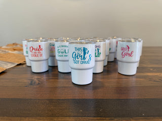 Personalized 3oz Mini Shot Glasses