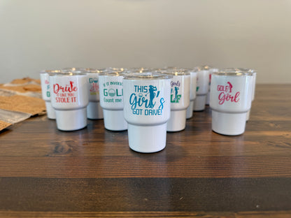Personalized 3oz Mini Shot Glasses
