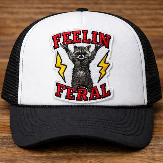 Feelin’ Feral Embroidered Hat Patch