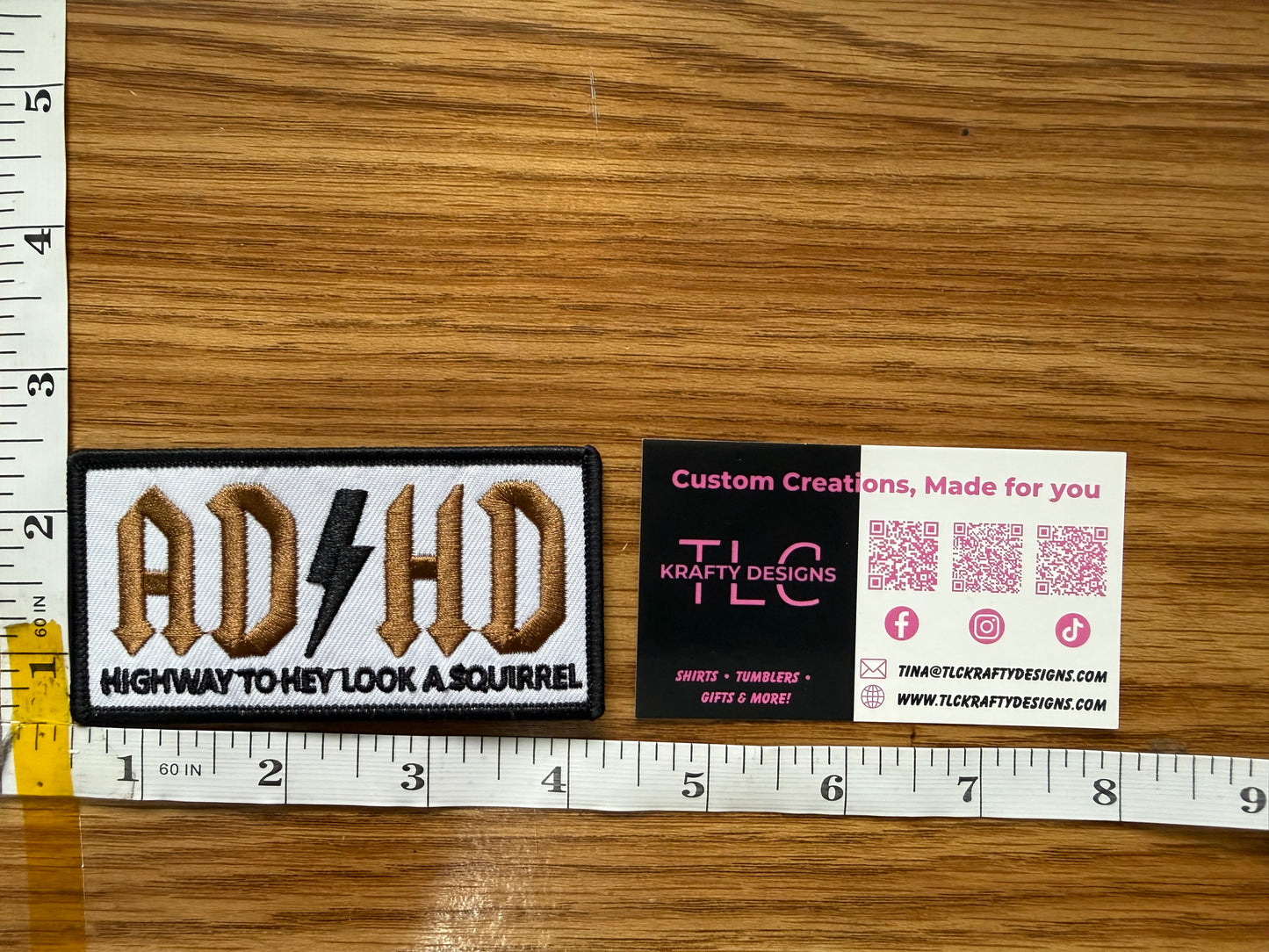 ADHD Highway to Hey Look a Squirrel Patch – Trucker Hat or Patch Only