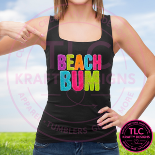 Beach Bum Fuzzy Chenille Patch Design – Summer Vibes Patch Apparel