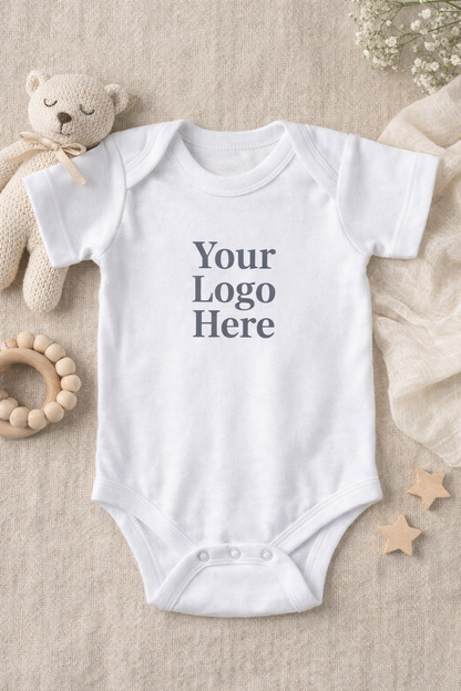 Custom Baby Onesie – Personalized Name, Business Logo, or Custom Design