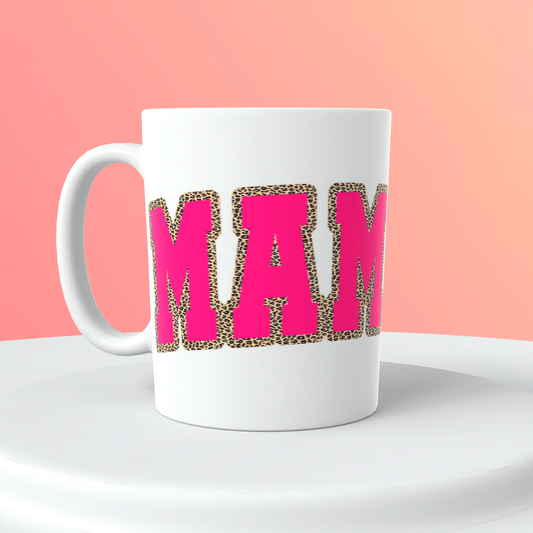 Hot Pink MAMA customized 15oz. Coffee Mug Cup