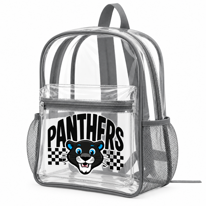 Maplewood Heights Panthers Clear Backpack – Custom School Spirit Bag