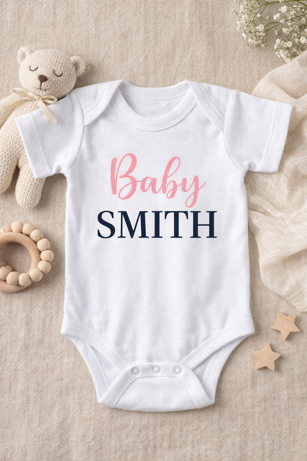 Custom Baby Onesie – Personalized Name, Business Logo, or Custom Design