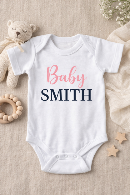 Custom Baby Onesie – Personalized Name, Business Logo, or Custom Design