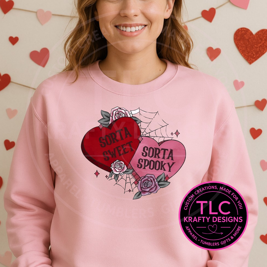 Sorta Sweet Sorta Spooky Valentine Shirt | Spooky Valentine Sweatshirt