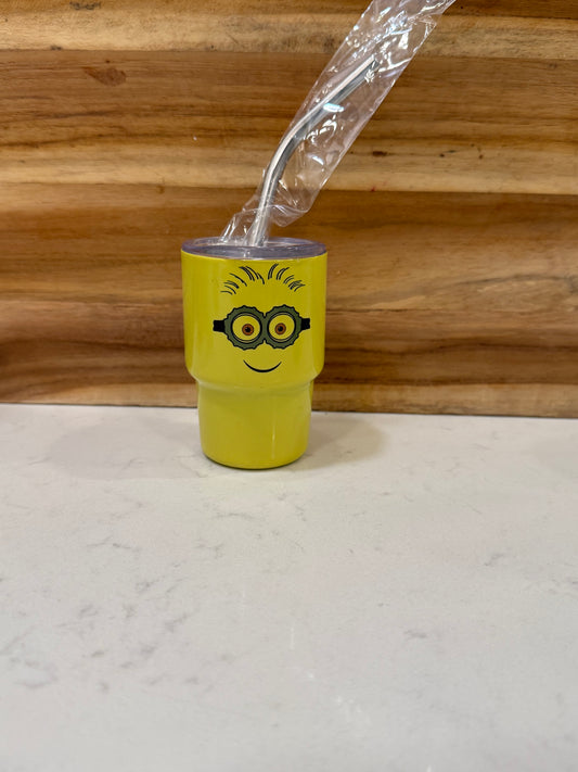 Yellow man 3oz mini shot glass