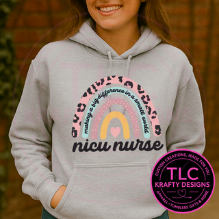 NICU Nurse Sweatshirt - Healthcare Crew Neck or Hoodie CK