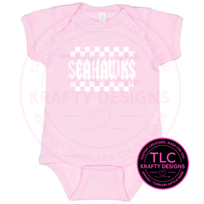 Bold Seattle Football Onesie - Football Game Day Onesie CK
