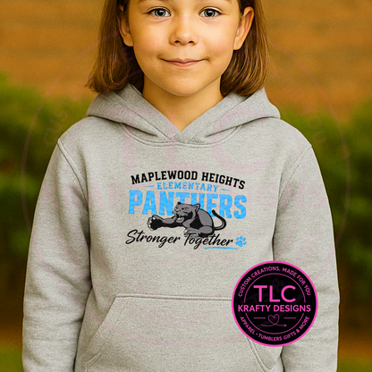 Maplewood Heights Elementary Panthers Stronger Together Apparel - Maplewood Heights Spirit Wear
