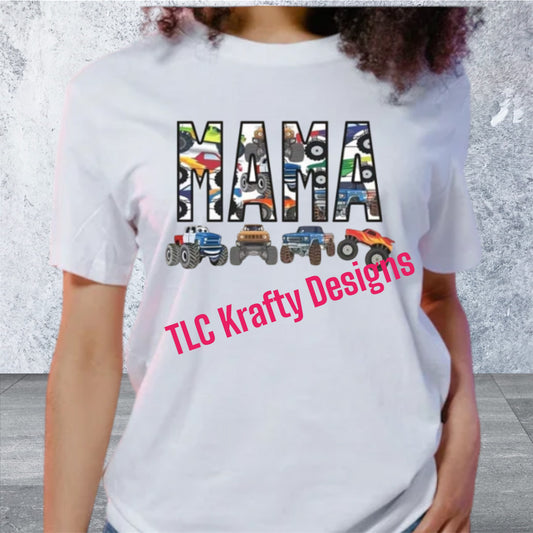 Mama Monster Truck Tee