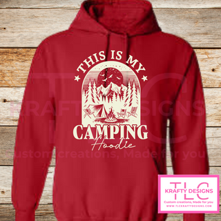 This Is My Camping Hoodie – Unisex Outdoor Adventure Sweatshirt
