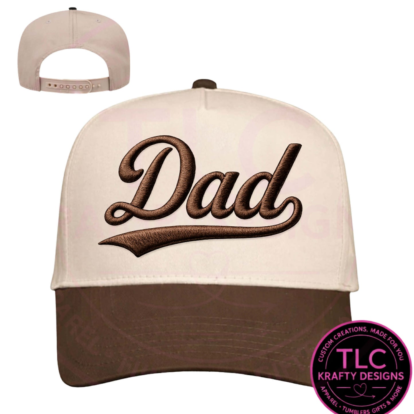 Dad Script Embroidered Hat