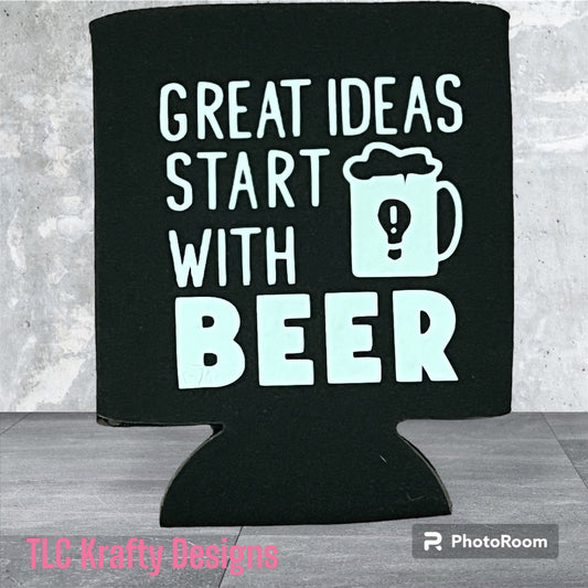 Great ideas start with Beer Koozie Standard Can Cooler