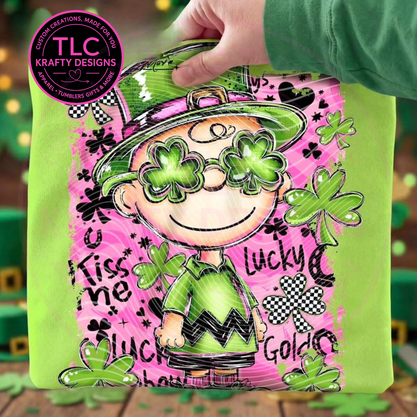 Lucky Clover Boy St. Patrick's Day Shirt or Sweatshirt - St. Patrick's Day Apparel CK