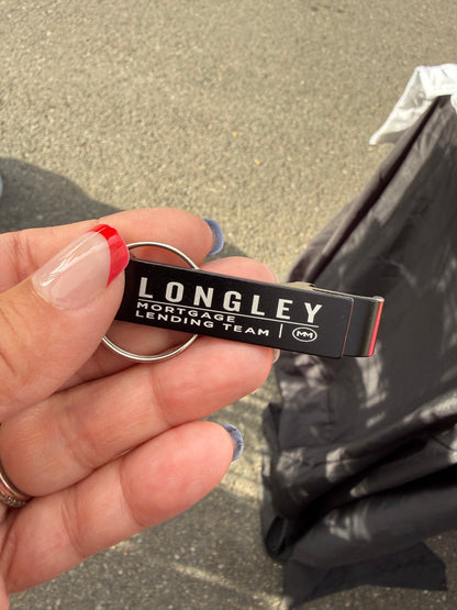 Personalized Bottle Opener Keychain – Custom Laser Engraved Aluminum Keychain | Add Your Logo, Name or Design