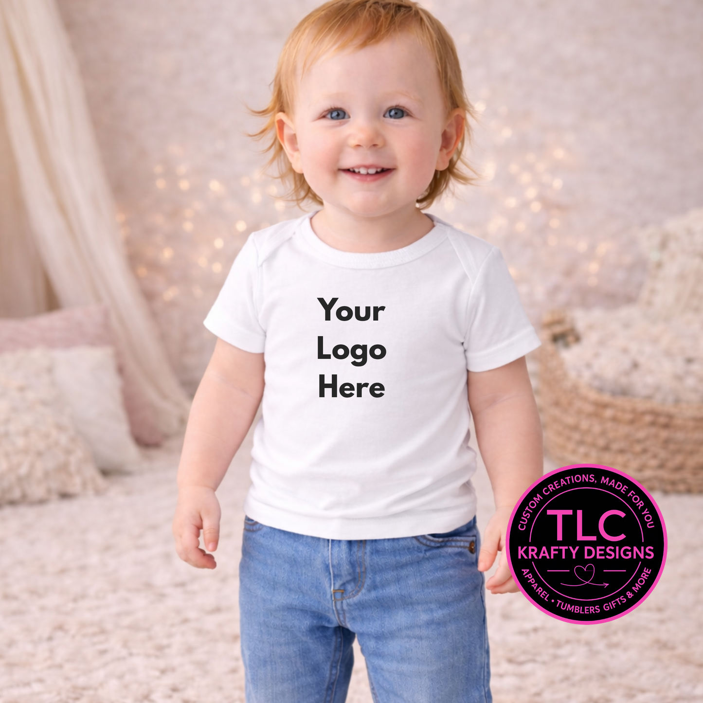 Custom Toddler and Youth T-Shirt – Personalized Name, Business Logo, or Custom Design