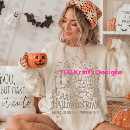 Halloween Town Shirt or Sweatshirt – Spooky Fall Graphic Apparel