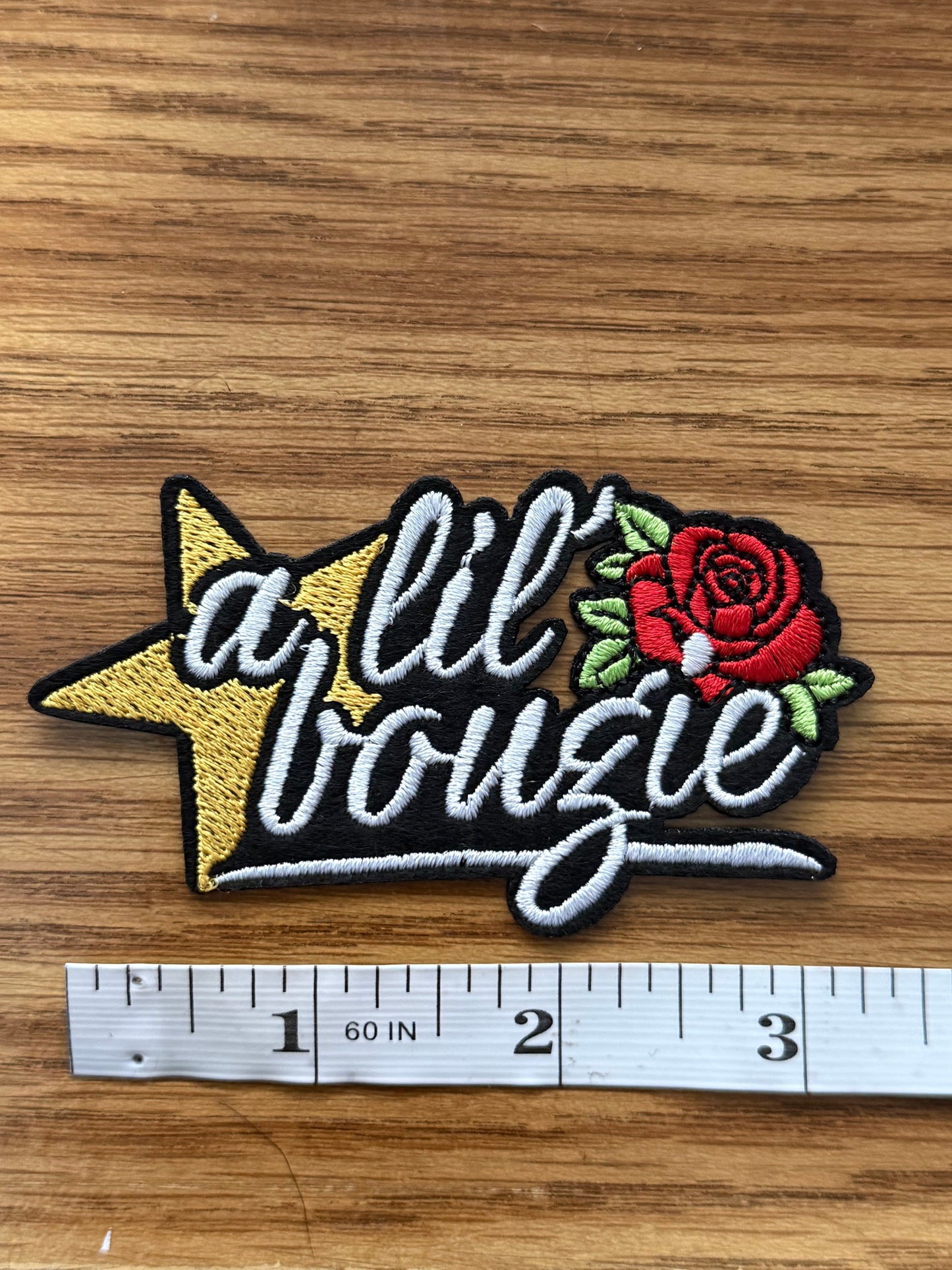 A Lil Bougie Embroidered Patch Foam Trucker Hat