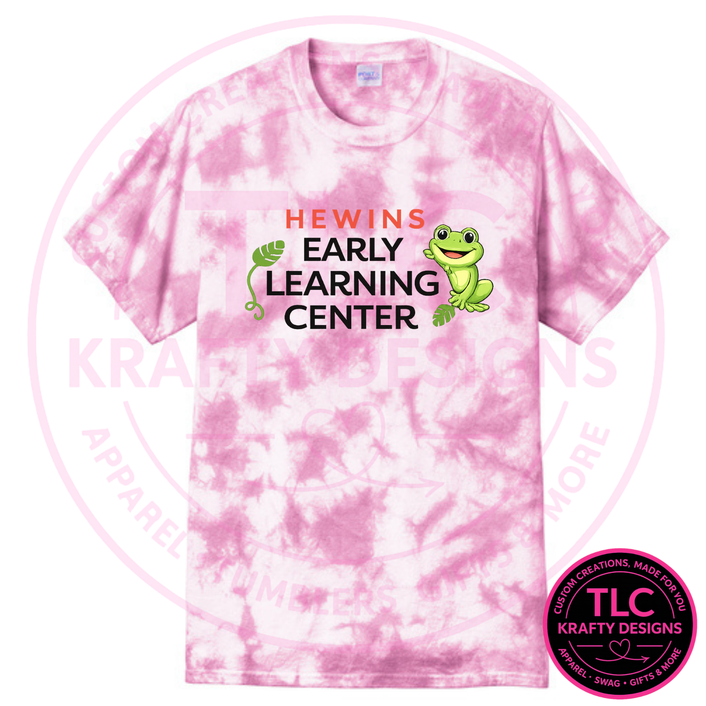Hewins Early Learning Center Apparel - Tie-Dye T-Shirts