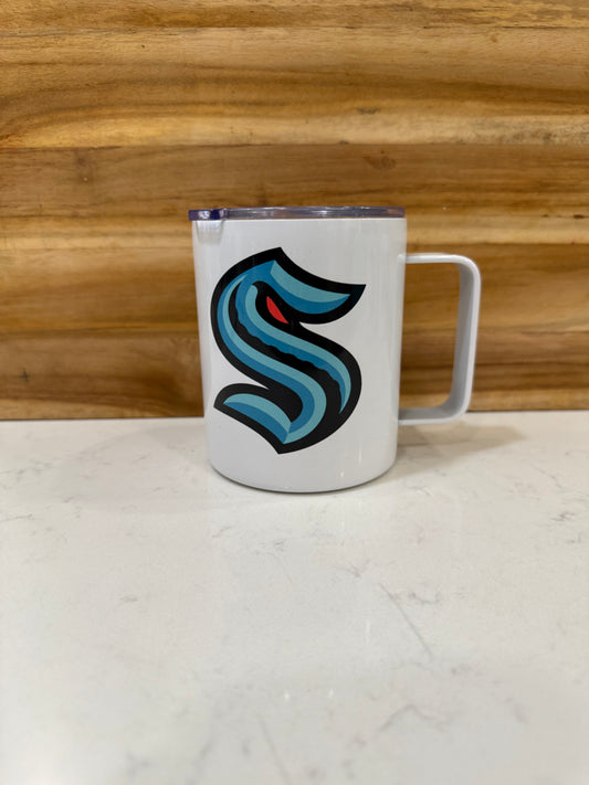 Seattle hockey 12oz travel mug