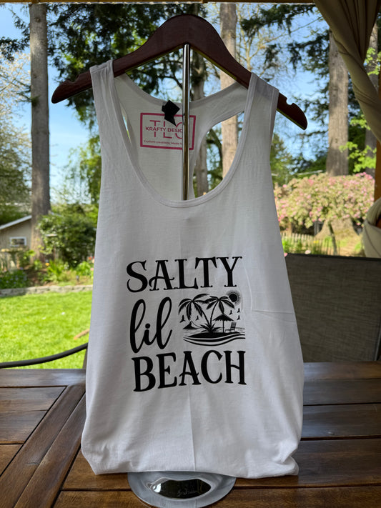 Salty Lil Beach – Sassy Summer Tank, Tee, or Long Sleeve