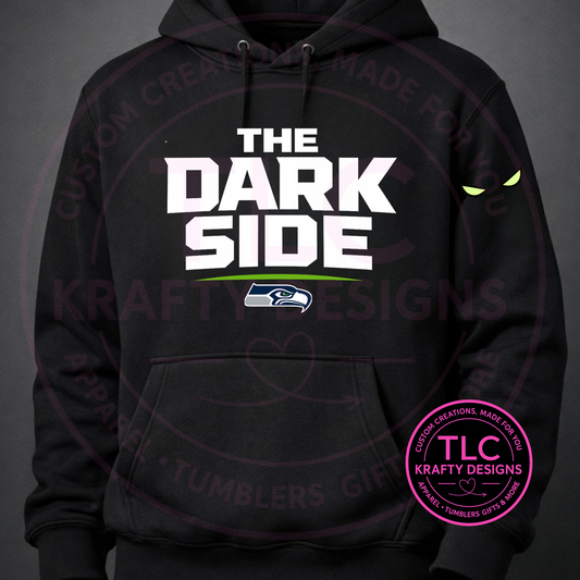 The Dark Side Football Defense Sweatshirt or T-Shirt