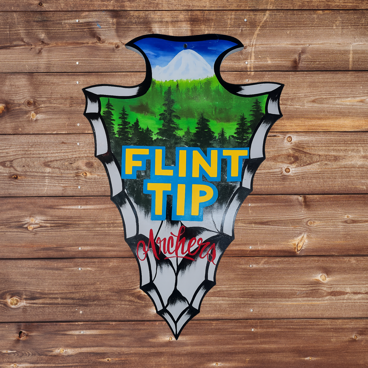Flint Tip Archers Yard Flag – Outdoor Archery Decor
