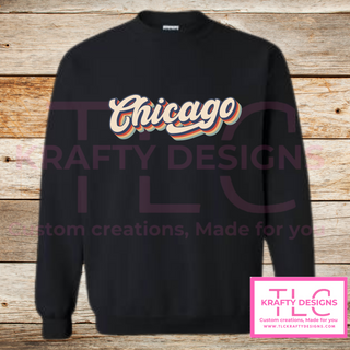 Retro Chicago Sweatshirt – Vintage-Inspired City Pride