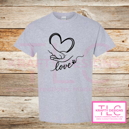 Love Paw Print T-Shirt – Unisex Pet Lover Tee