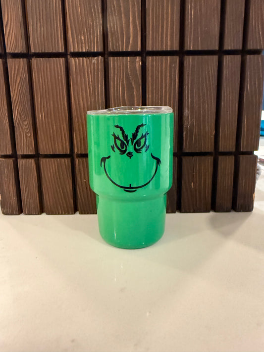 Green monster 3oz mini shot glass