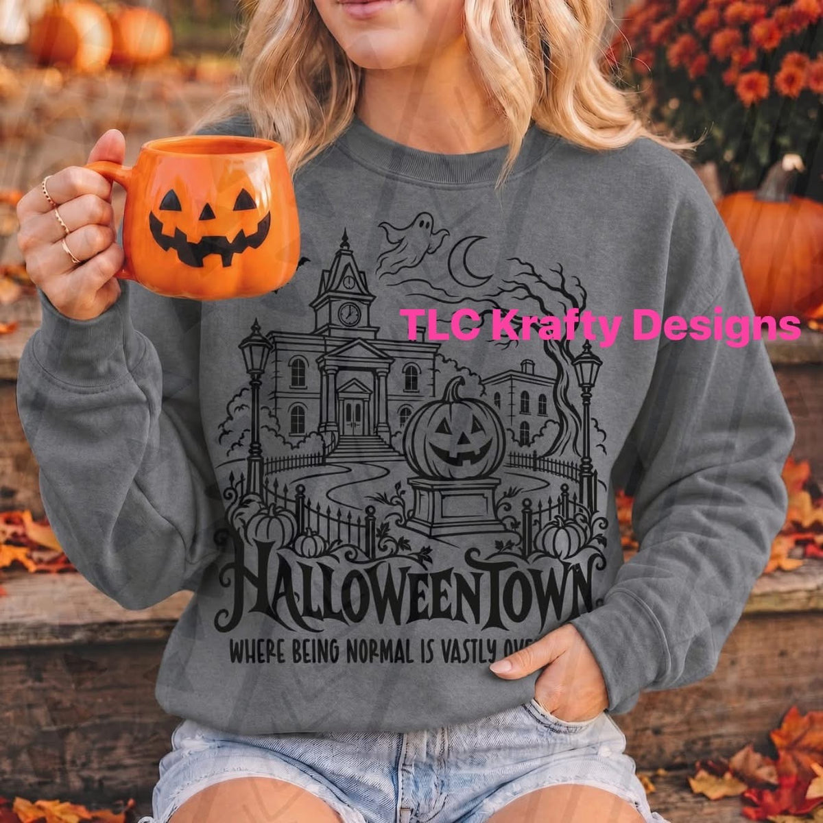 Halloween Town Shirt or Sweatshirt – Spooky Fall Graphic Apparel