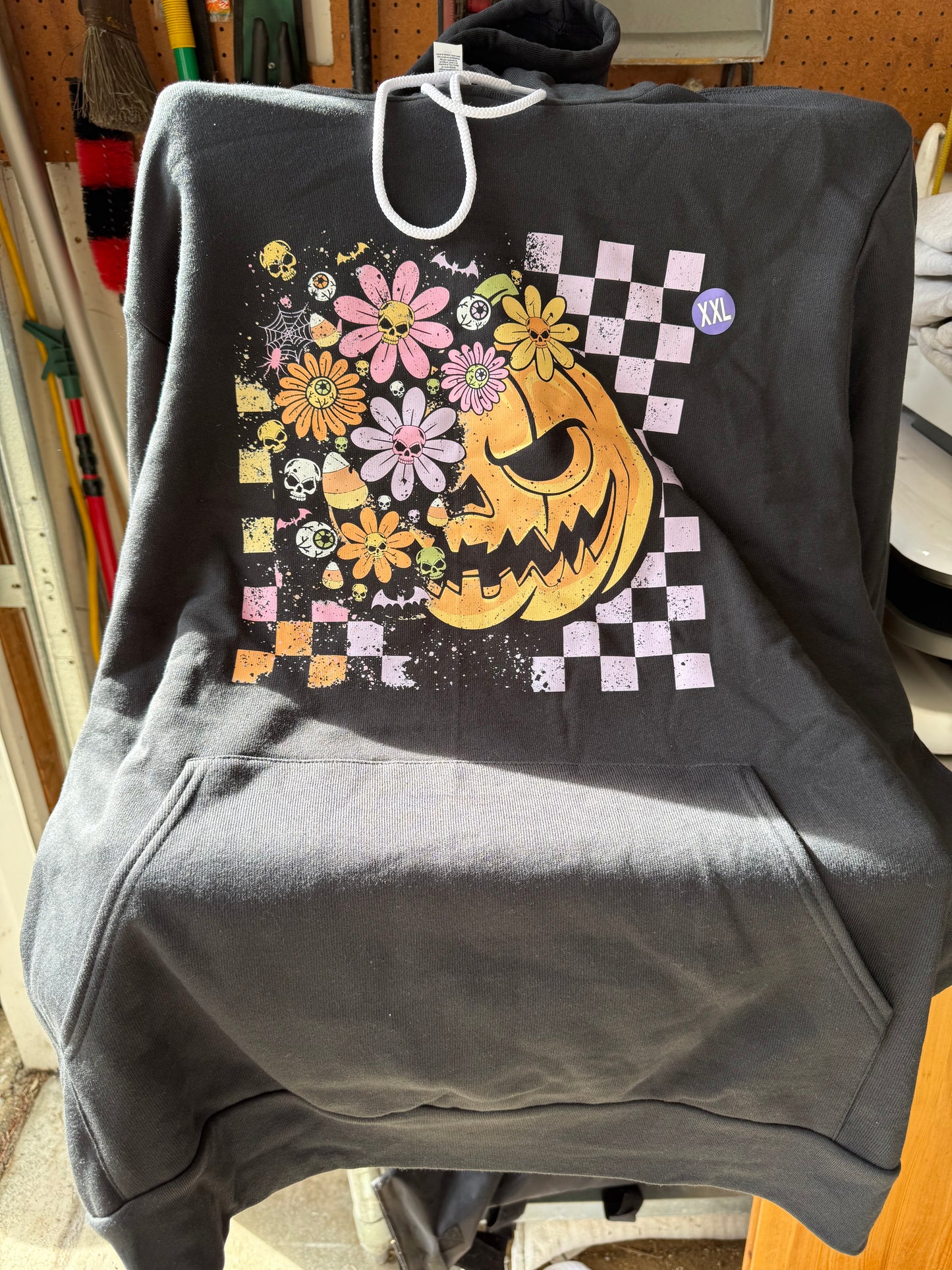 🎃 Floral Jack-O’-Lantern Hoodie