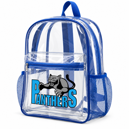 Maplewood Heights Panthers Clear Backpack – Custom School Spirit Bag