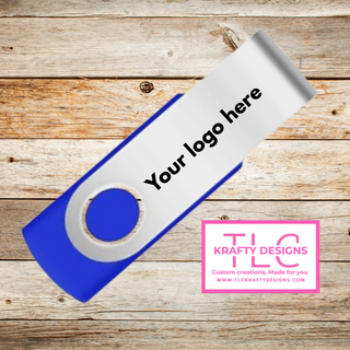 Personalized USB Flash Drives / thumb drives – Waterproof Logo Label Included