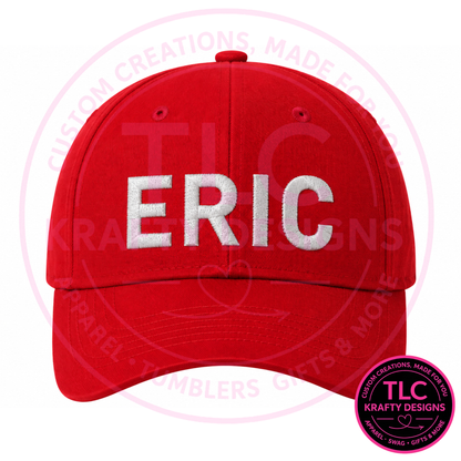 Custom Name Embroidered Hat - Allred Heating Cooling Electric Custom Business Wear