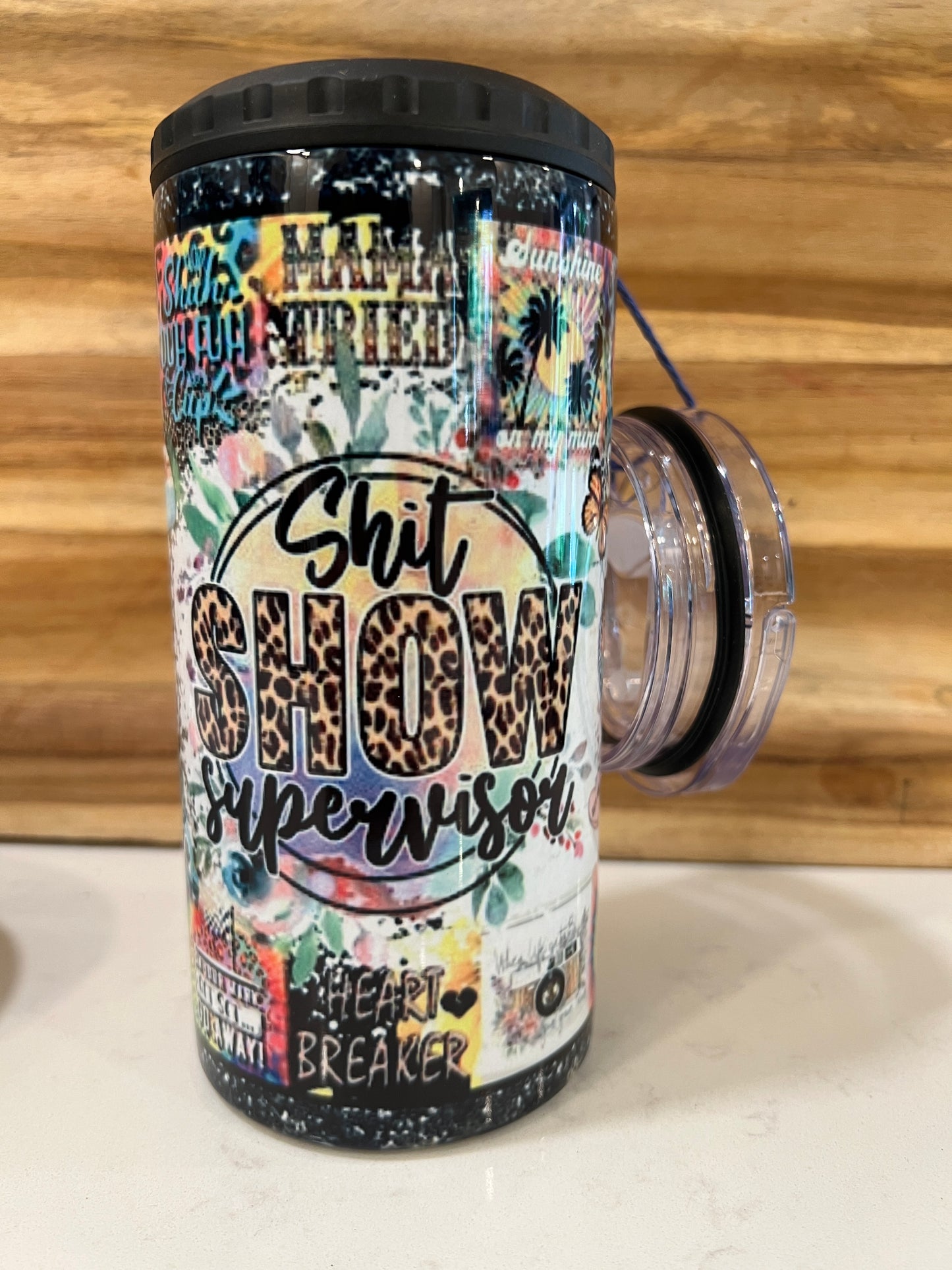 Sh$t Show Supervisor 16oz. 4 in 1 Can/Bottle Cooler