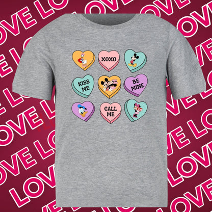 Valentine’s Day Conversation Hearts Tanks, Tees, and Long Sleeves