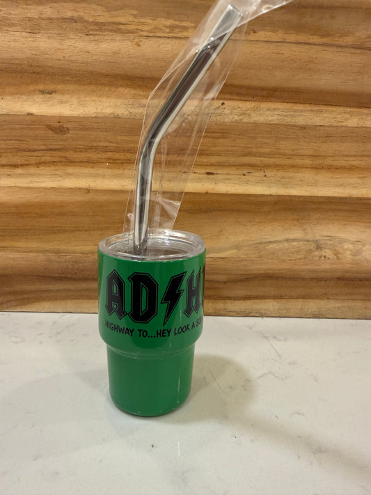 ADHD highway to… hey look a squirrel 3oz mini shot glass