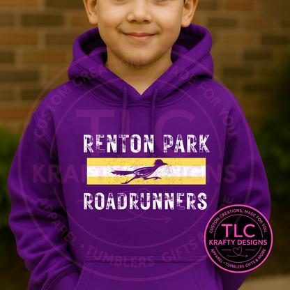 Renton Park Roadrunners sweatshirt – Youth & Adult School Spirit Wear