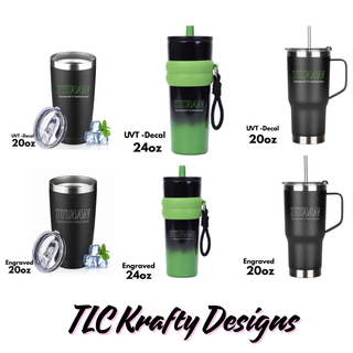 Titaan General Contractor Branded UVT Drinkware Collection