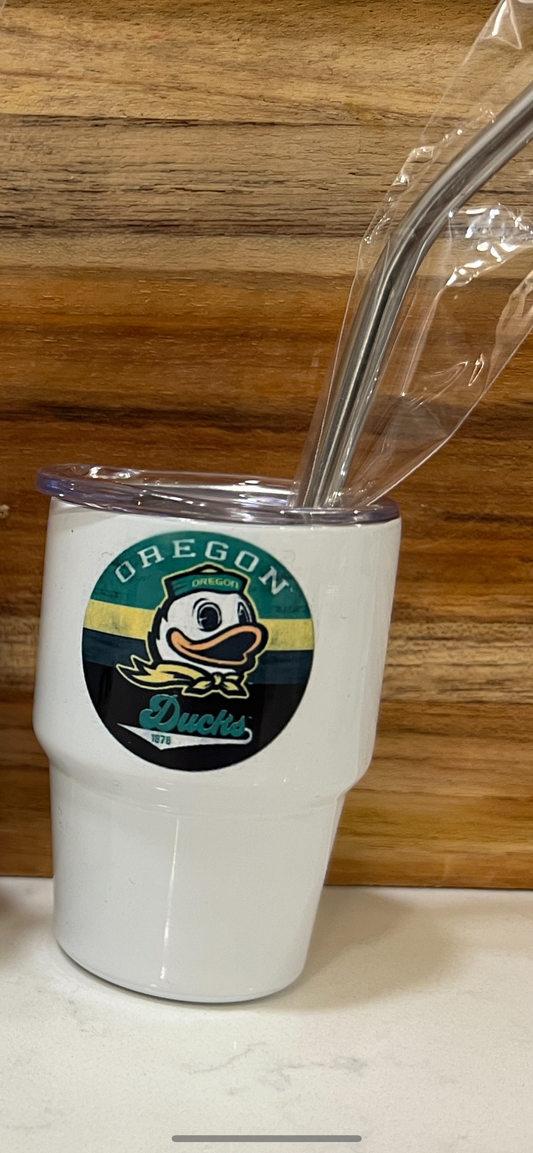 Oregon Ducks Vintage 3oz Shot Glass