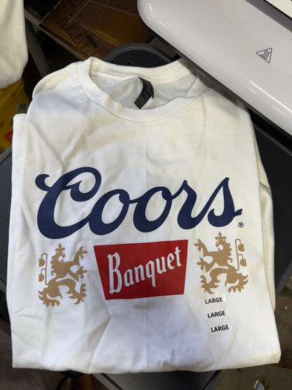 Coors Banquet Logo Tee – Classic Beer Shirt