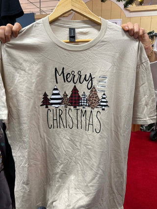 Merry Christmas Trees Design – Festive Holiday Graphic Apparel