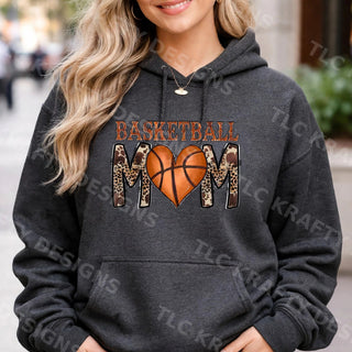BB1 Gildan Hoodie DarkHeather mockup