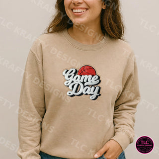BB4 Gildan Crewneck Sand mockup