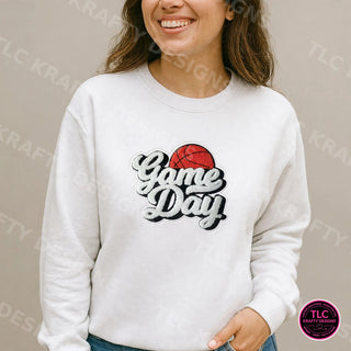 BB4 Gildan Crewneck White mockup